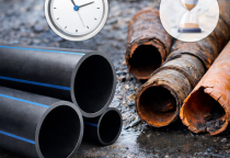 So Sánh Tuổi Thọ Ống HDPE Và Vật Liệu Truyền Thống