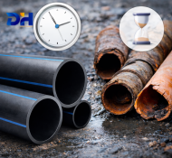 So Sánh Tuổi Thọ Ống HDPE Và Vật Liệu Truyền Thống